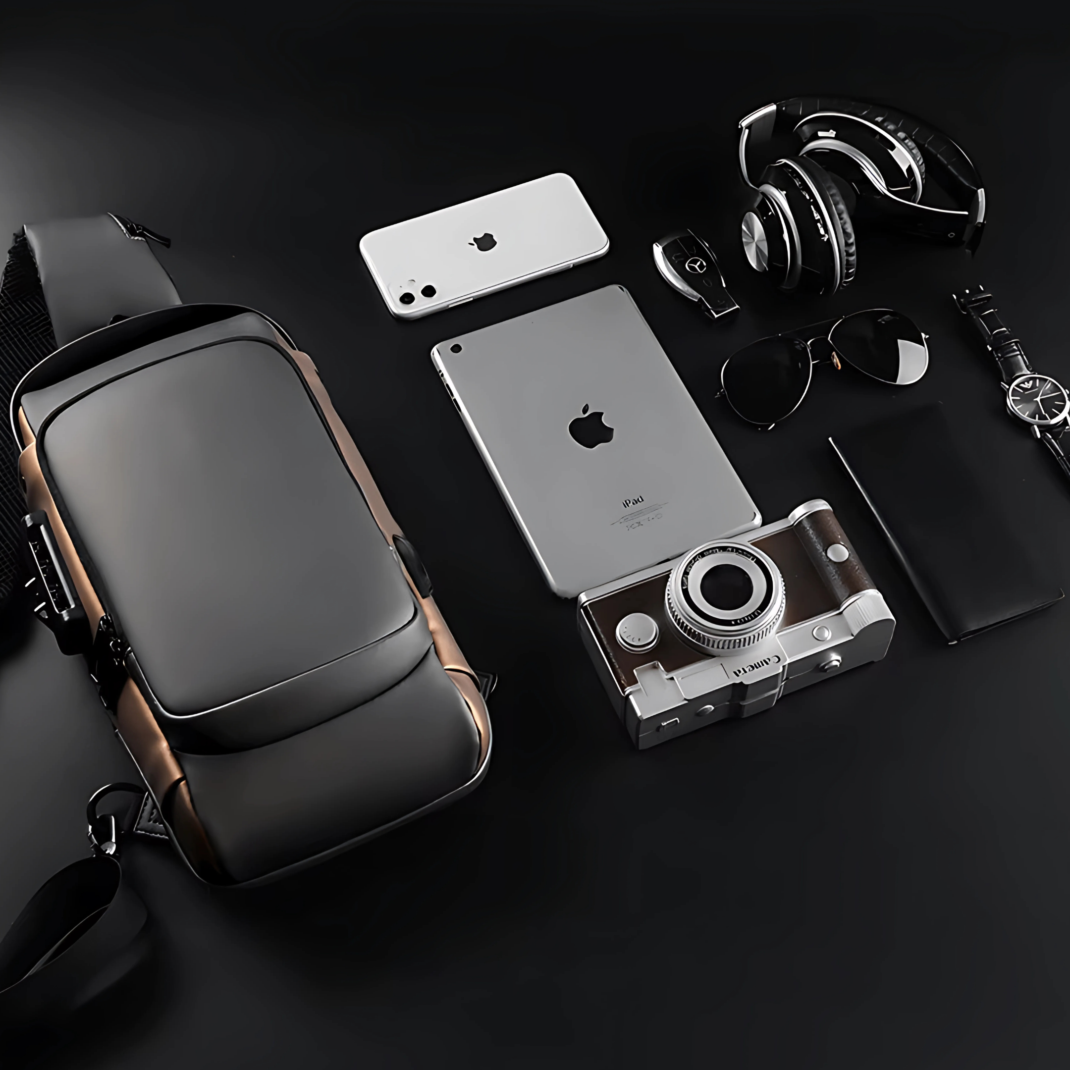 Biztonsági záras melltáska